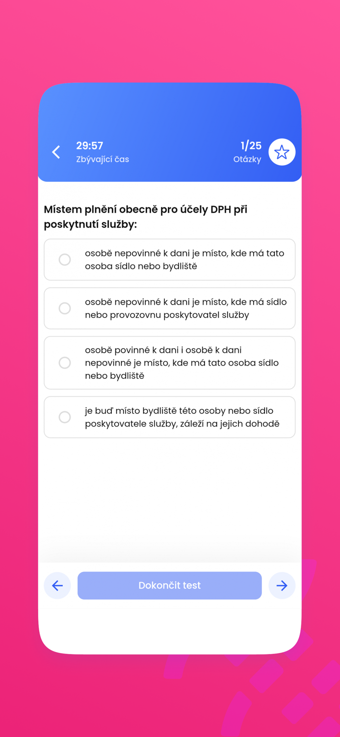 Autoškola Testy - Čeština