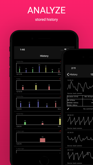 HRV: Heart Rate Cardio Monitor screenshot 2