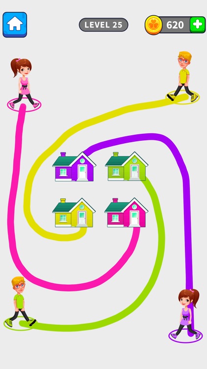 Draw To Home Puzzle Game