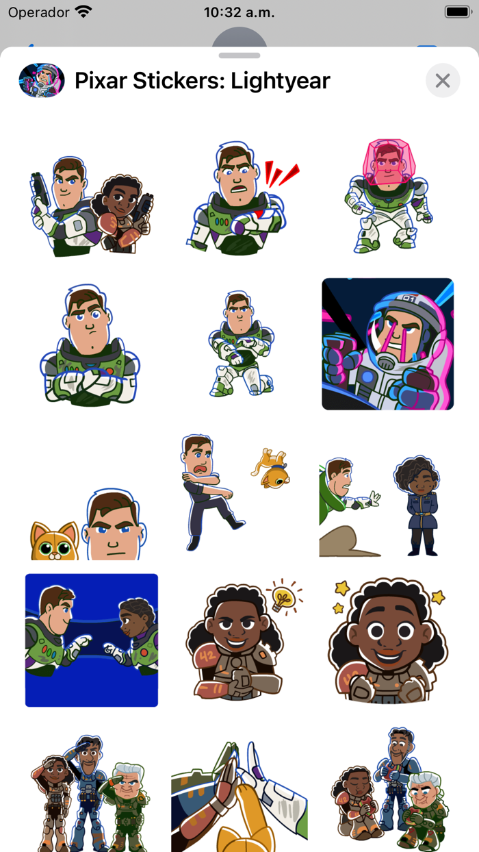 Pixar Stickers Lightyear