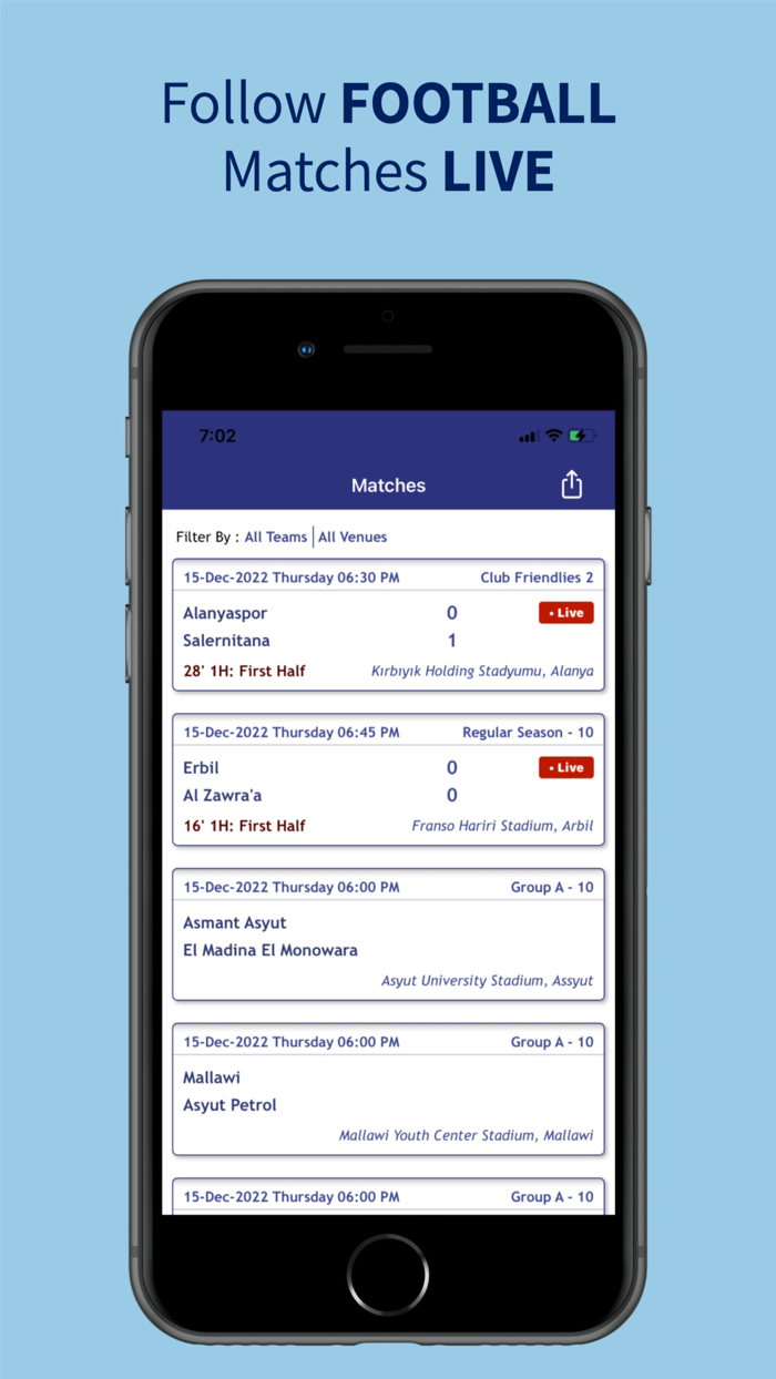 Football Fever - Live Scores