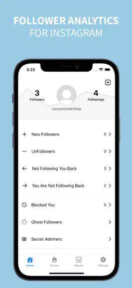 Game screenshot Trackly, Follower Insights mod apk