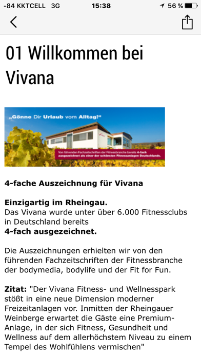 Vivana Fitness- und Wellnesspa screenshot 2