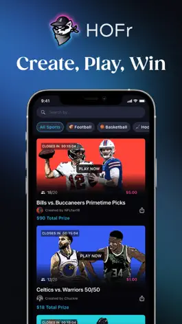 Game screenshot HOFr - Daily Fantasy Sports mod apk