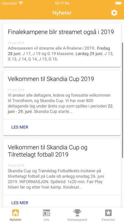 Skandia Cup i Trondheim