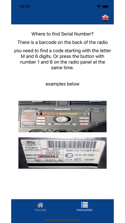 Car Radio Decoder