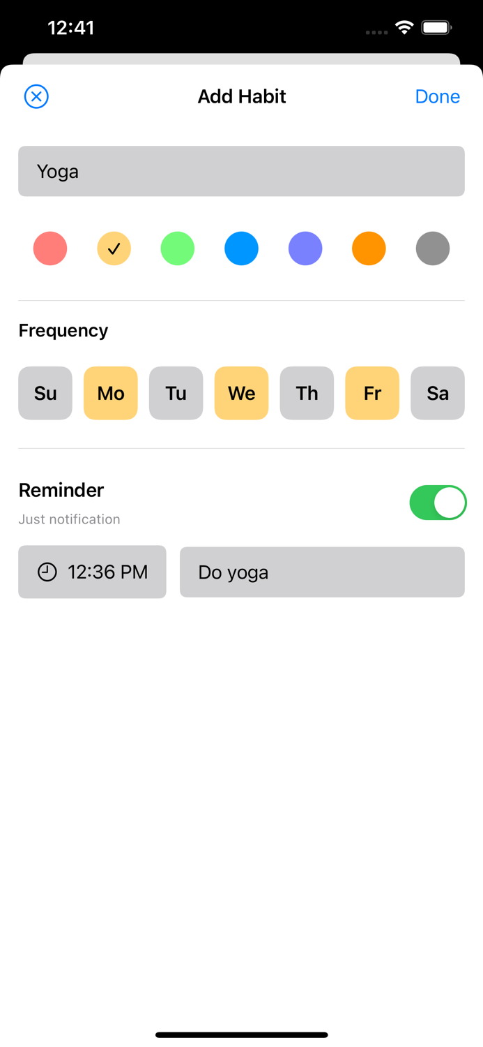 Habit Tracker Daily Alert