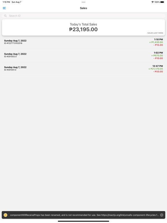MoneyCache POS V2 screenshot 2
