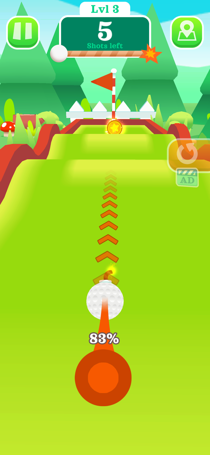 gôn mini - 2 người chơi