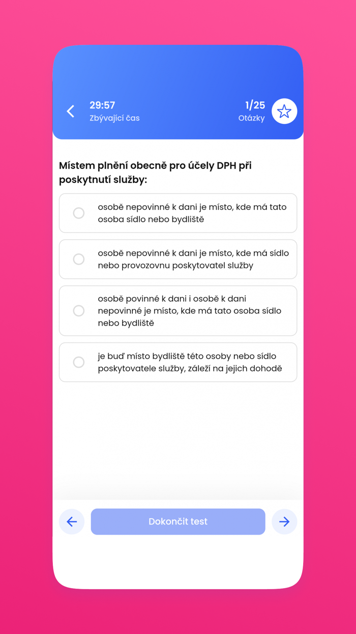 Autoškola Testy - Čeština