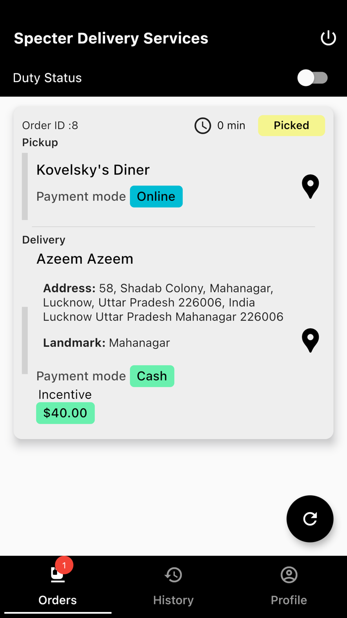 Homestyledish Driver