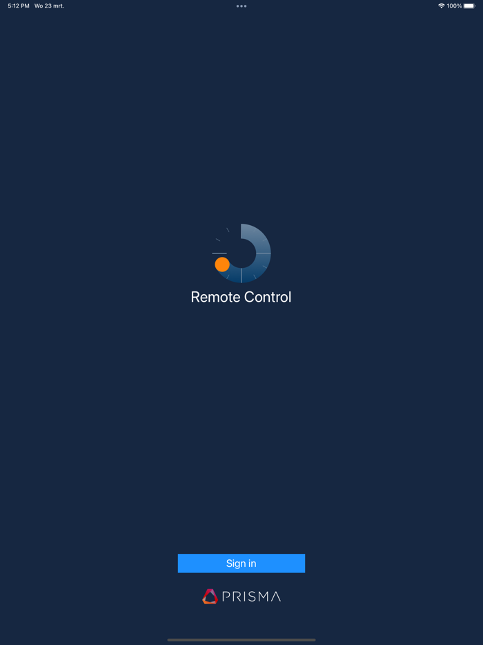 PRISMAsync Remote Control