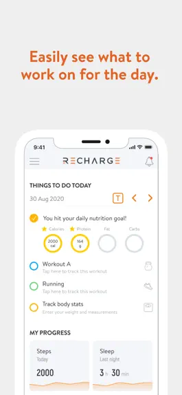 Game screenshot RECHARGE: Health & Fitness apk