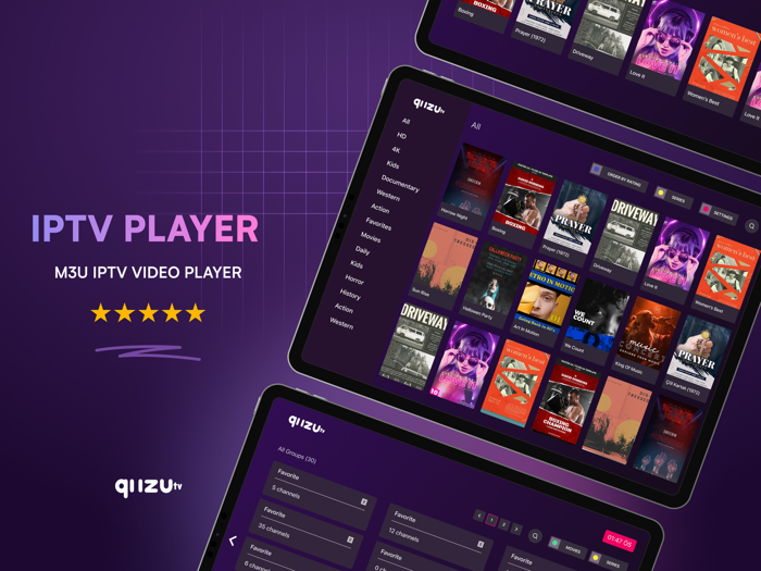 Quzu IPTV m3u player