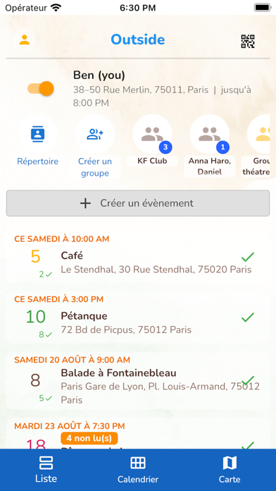 Screenshot #1 pour Outside App