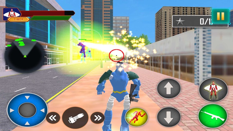 Hero Bat Robot Bike Games screenshot-6