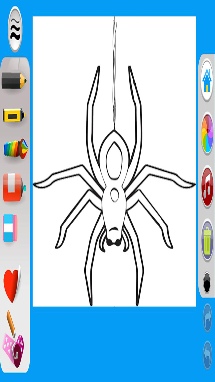 Spider Hero Coloring Book