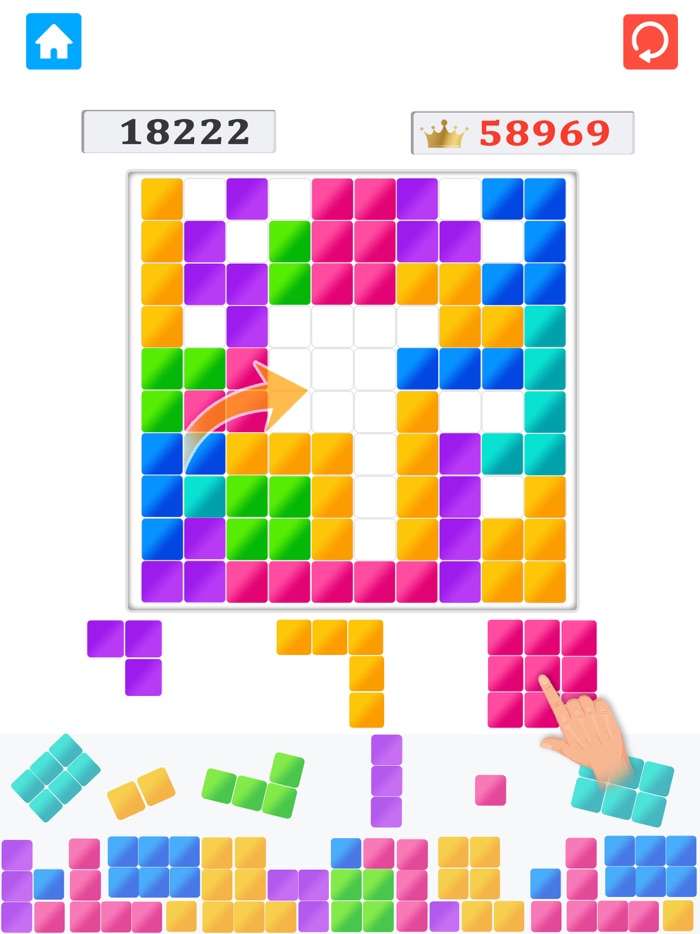 Puzzle Blocks Color Tiles Game