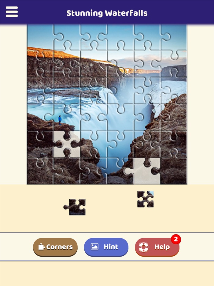 Stunning Waterfalls Puzzle