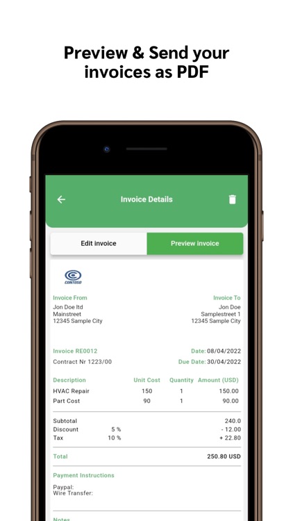 Invomob: Invoice Maker