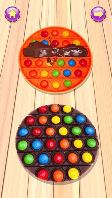 Chocolate Pop It DIY Games Screenshot on iOS
