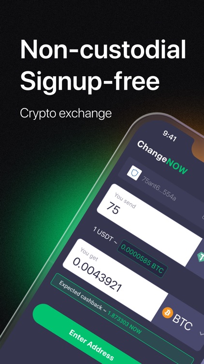 ChangeNOW: Crypto Exchange App