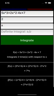 integration calculator iphone screenshot 4