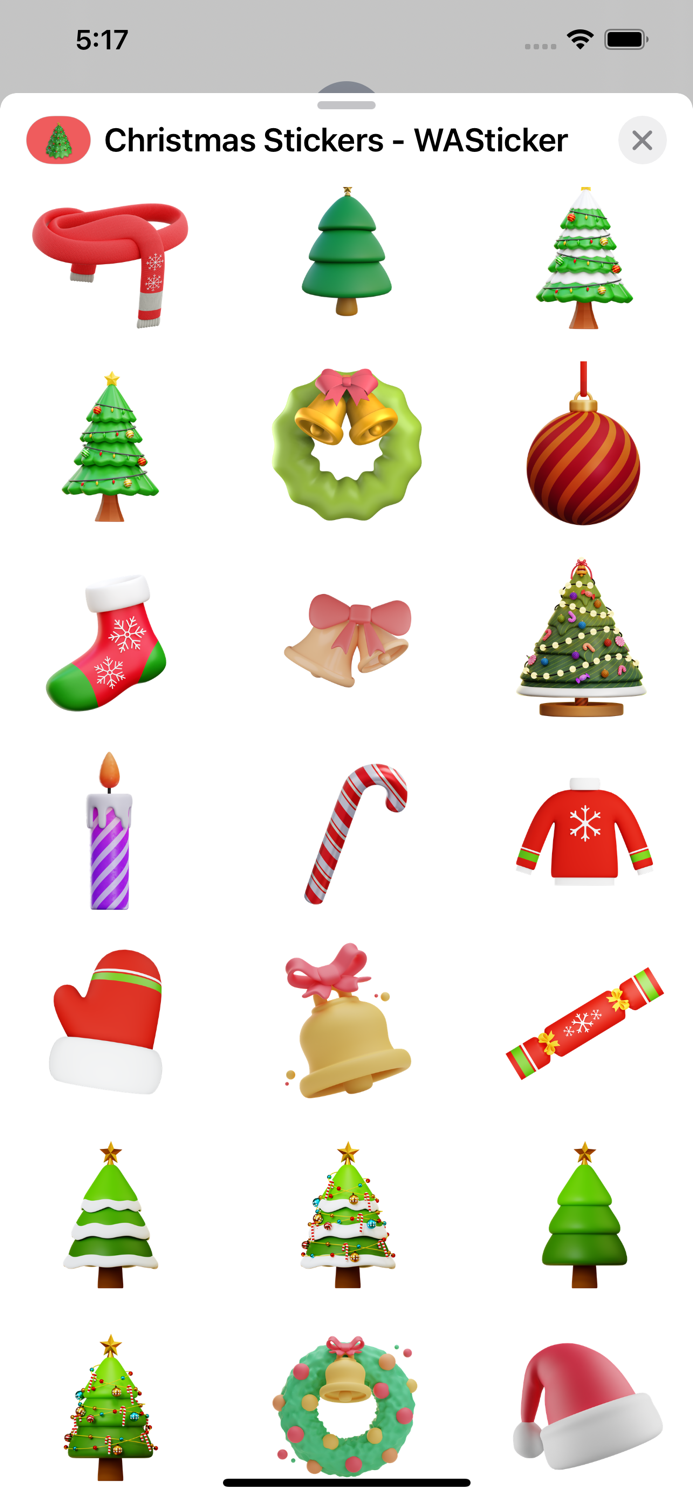 Christmas Stickers-2023 Wishes