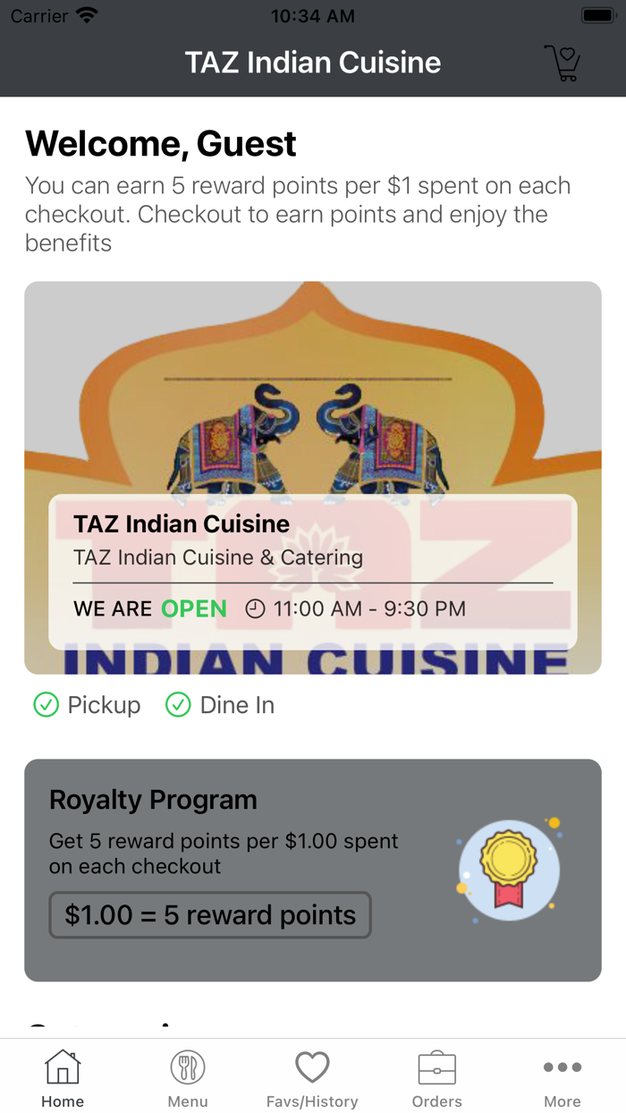 Taz Indian Cuisine