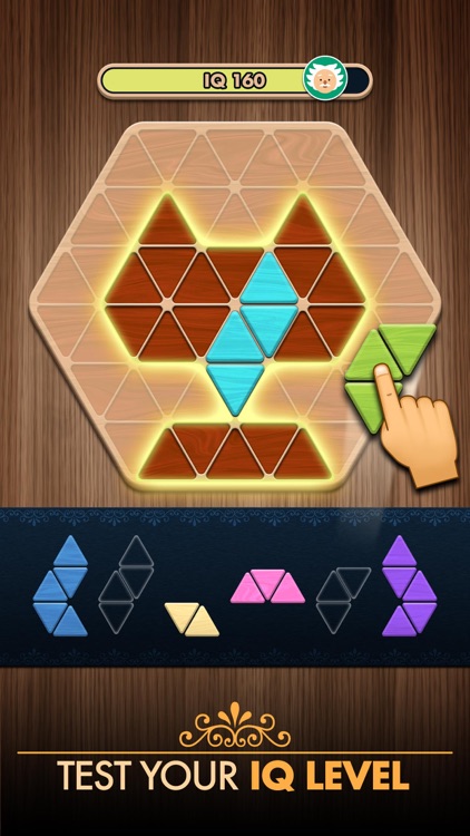 Woody Poly Block Hexa Triangle screenshot-3