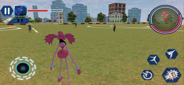 Mommy giant Rope hero Game