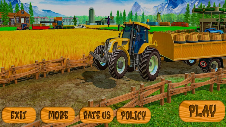 Farming Tractor Trolley Game