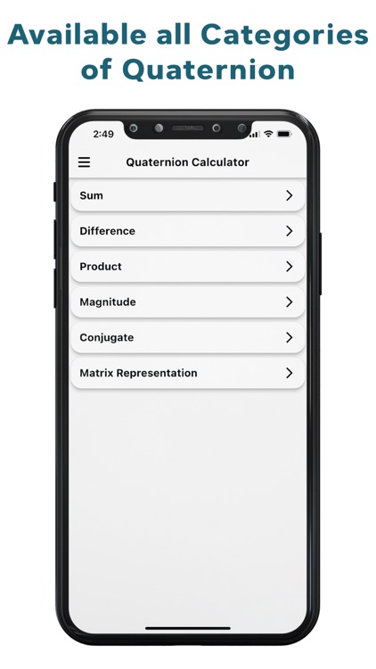 Quaternion Calculator