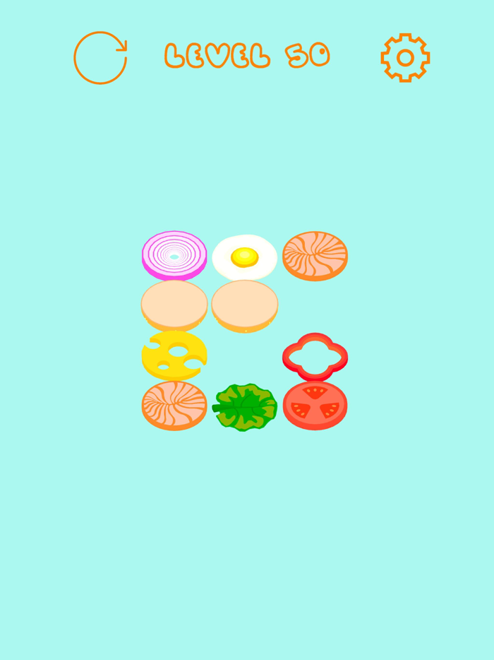 Burger Stack 3D - Puzzle Game