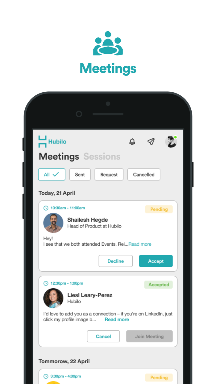 FinCrime Festival Meeting App