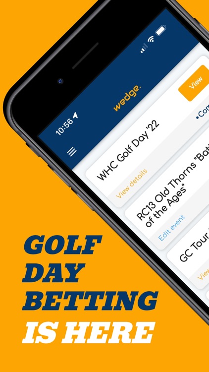 wedge. Golf Day Betting App