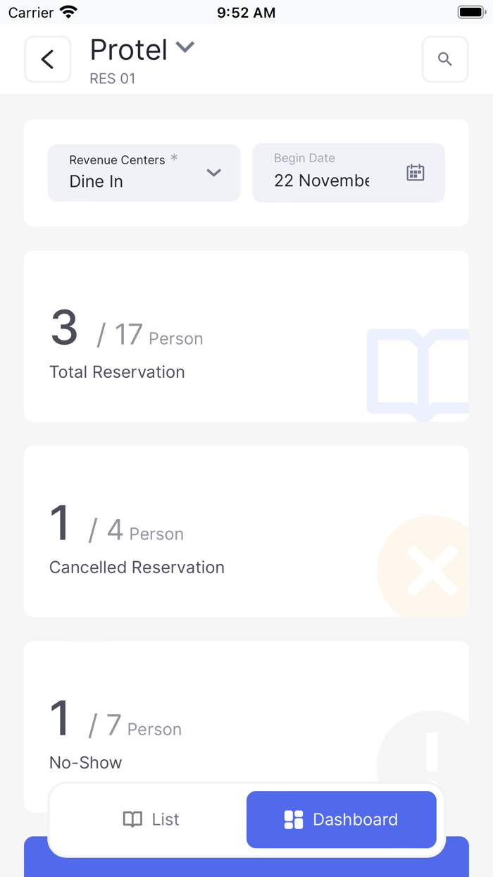 CheckandPlace Restaurant Resv.