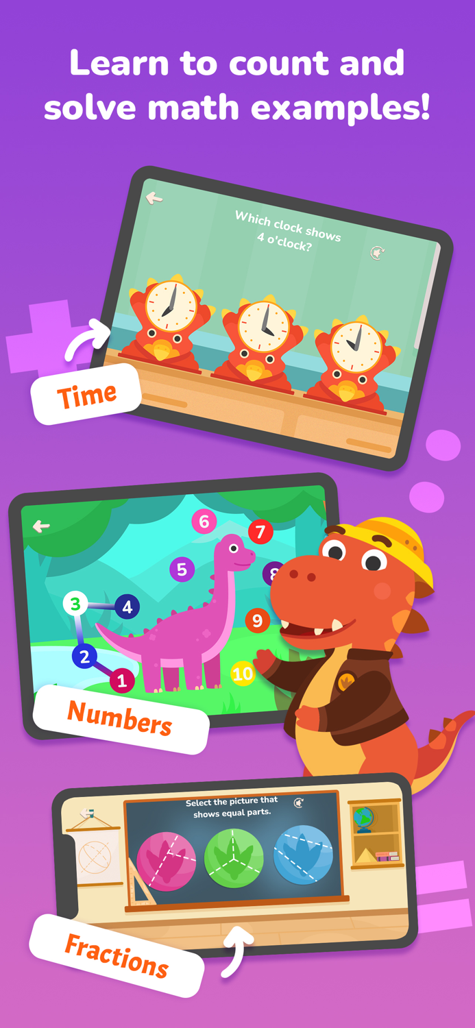 Dino Preschool learn abc  123