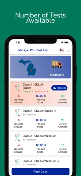 Game screenshot Michigan CDL Permit Practice hack