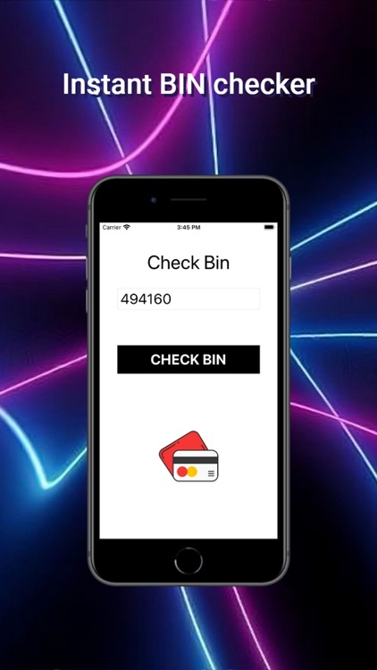 Bin Checker: Check card number