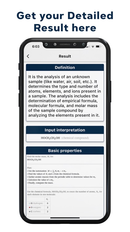 Elemental Analysis Calculator screenshot-3