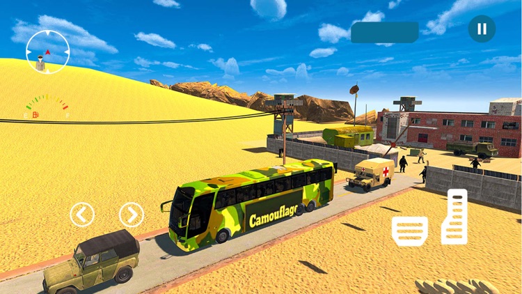 Army Games:Bus Driving Games