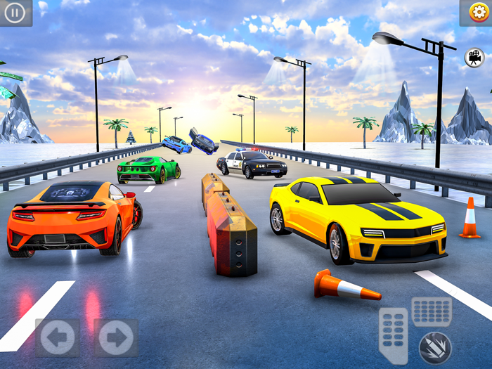 Police Chase Endless Highway