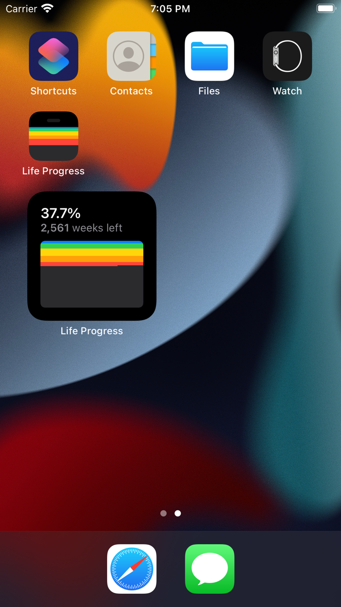Life Progress - Life Calendar
