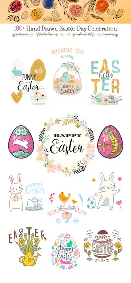 Game screenshot Hand Drawn Easter Day Stickers mod apk
