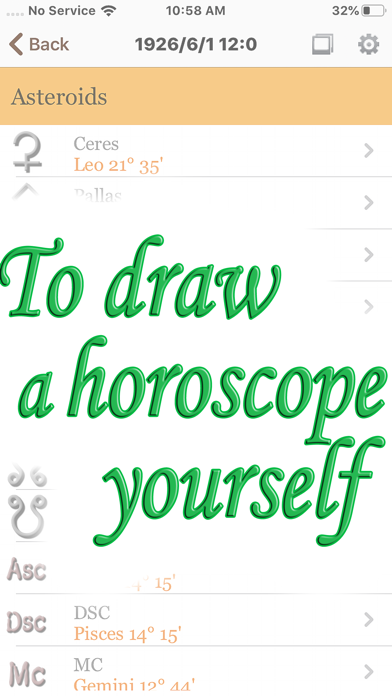 assistance JIKU 2 - horoscope screenshot 2