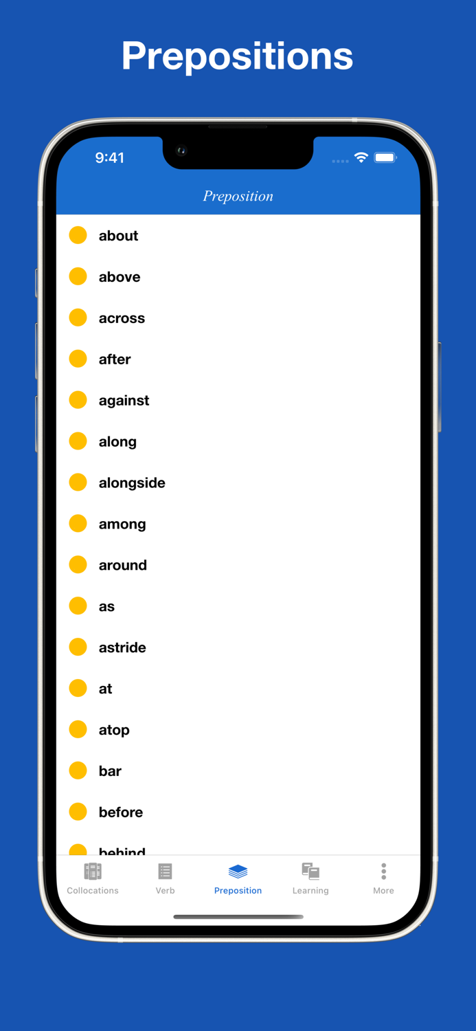 Verb Preposition Collocations