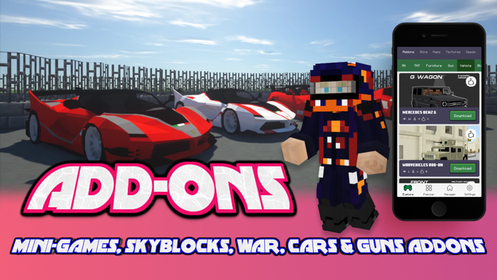 Addons de guerra y minijuegos