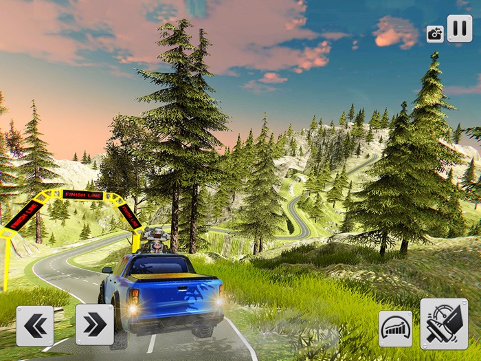 Mountain Hill Climb Racing 3D
