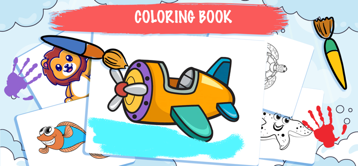 Coloring Book  Draw  Color